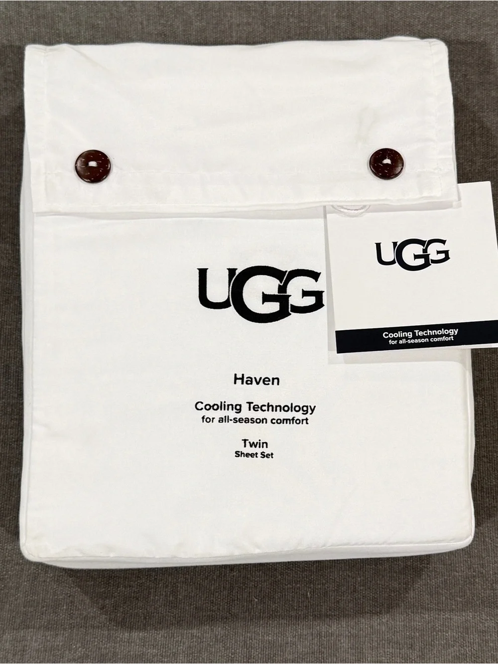UGG Snow White Twin Sheet Set